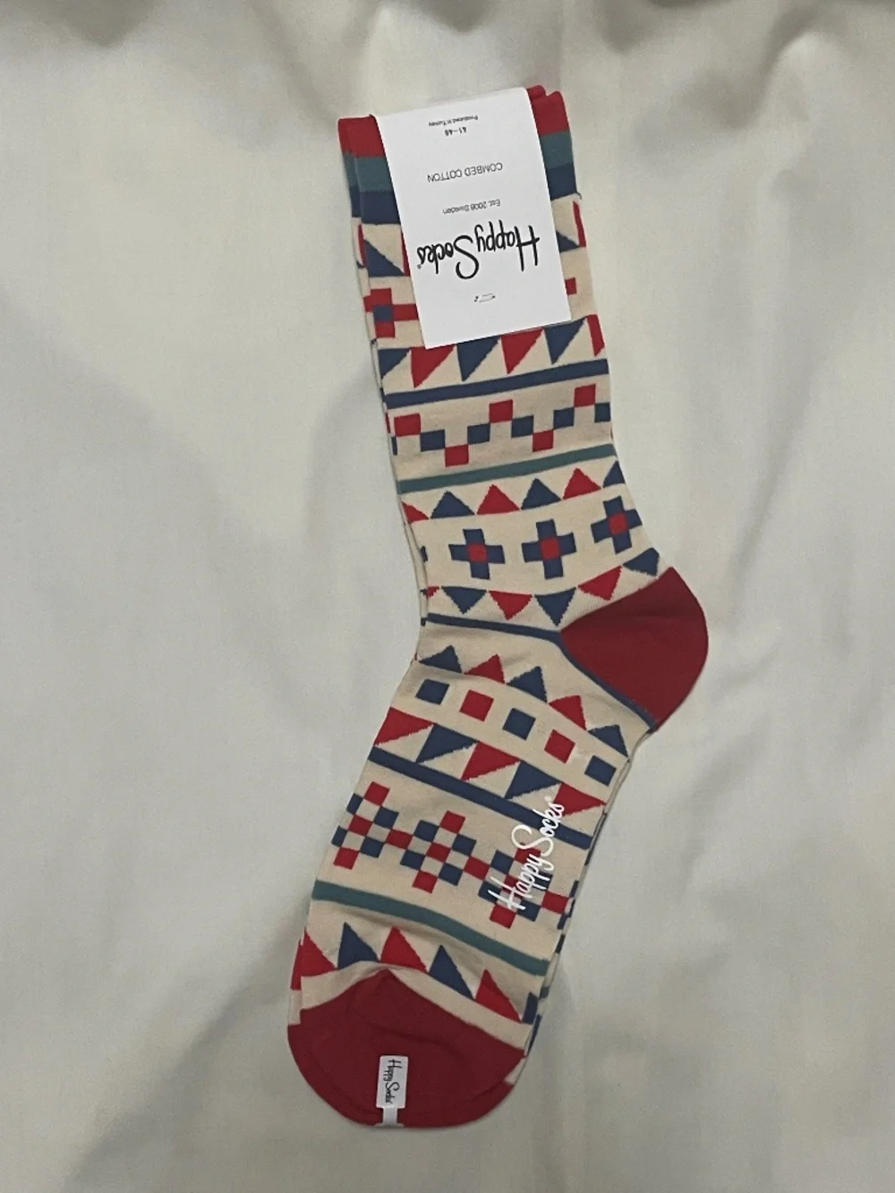 HAPPY SOCKS - Brand new with tags - Size 10-13 (US) - multicolored pattern